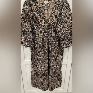 BEYOND BY VERA bianca dress in tan black L